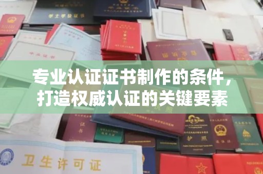 民乐专业认证证书制作的条件，打造权威认证的关键要素