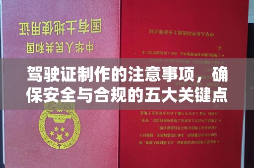 民乐驾驶证制作的注意事项，确保安全与合规的五大关键点
