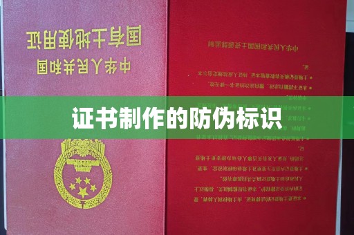 民乐证书制作的防伪标识