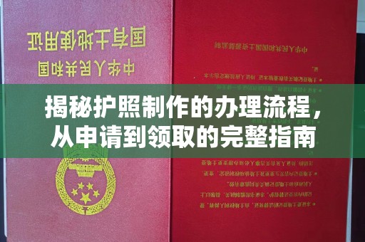 民乐揭秘护照制作的办理流程，从申请到领取的完整指南