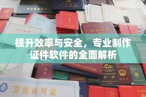 民乐提升效率与安全，专业制作证件软件的全面解析