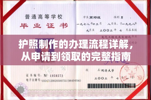 民乐护照制作的办理流程详解，从申请到领取的完整指南