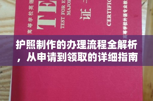 民乐护照制作的办理流程全解析，从申请到领取的详细指南